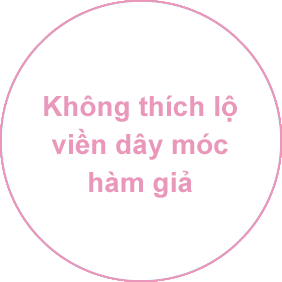 Không thích lộ viền dây móc hàm giả 